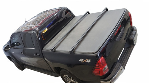Barras Portaequipaje Aluminio Para Caja Frontier Ranger Hilux Amarok S10 Ram Saveiro Oroch Strada