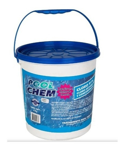 Pool Chem Cloro Granulao Piscina Concreto 4 Kg Envió Gratis