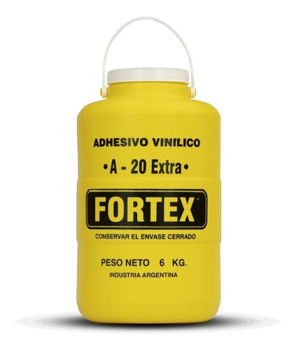 Cola Adhesiva Vinilica  6kg  - A20 - Fortex