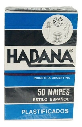 Juego De Cartas Habana 50 Naipes Españolas Pack X 5 Original