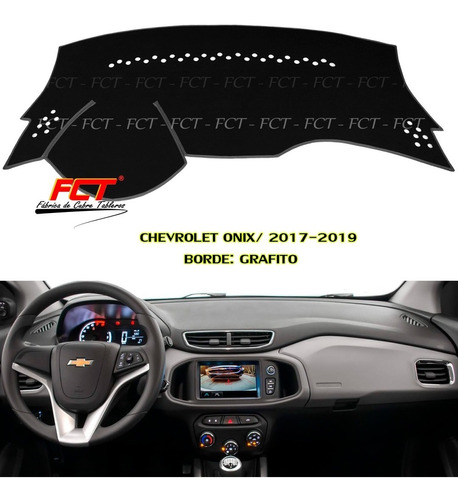 Cubre Tablero Chevrolet Onix 2017 2018 2019 Fabrica Fct