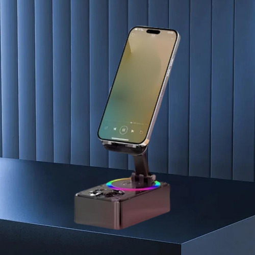 Nuevo Altavoz Bluetooth Con Soporte Ajustable Para Teléfono