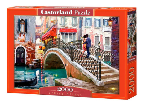 Puzzle 2000 Peças Ponte Em Veneza - Imp. Castorland