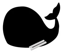 Comprar 22 Pizarras Pizarrones Ballena 15cm Souvenirs Tizas