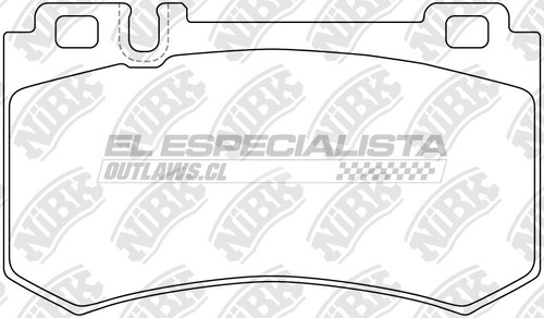 Pastillas De Freno Mercedes-benz E 55 Amg 5.4 2003 Nibk Tras