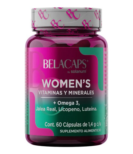 Solanum Belacaps Womens Vitaminas Y Minerales 60 Caps Sfn