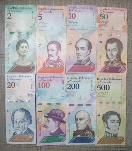 Set De Billetes De Bolívares Soberanos, Estado Unc 