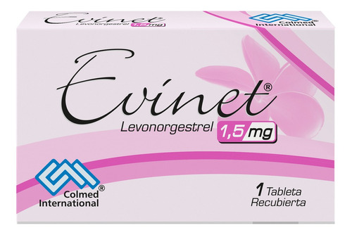 Evinet Levonorgestrel 1.5 Mg (colmed)  Caja X 1 Tab