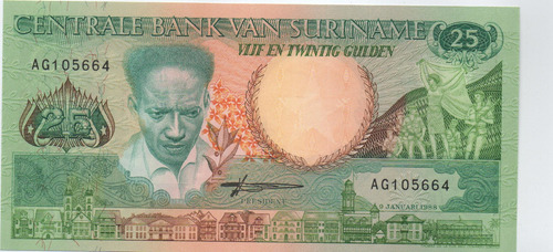 Bank Van Suriname 25 Gulden 