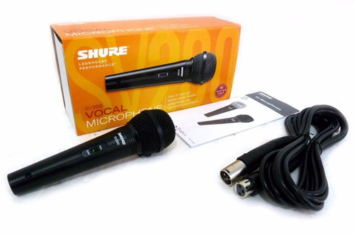 Micrófono Shure Sv200 Dinámico Vocal Canon Canon Open Mus Tm