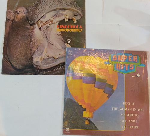 Lote 6 Lps/discos De Vinil Coletânea Músicas Pop (Usado)