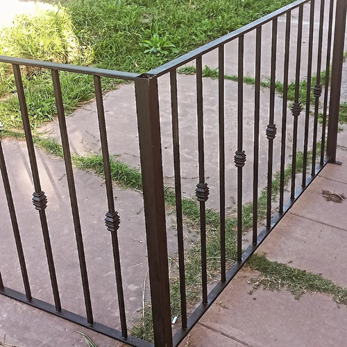 Baranda Balcon Y Escalera Estilo Antiguo Negro