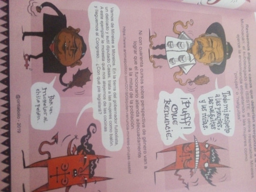 Imagen 2 de 5 de Revista El Chamuco Noviembre 2019 Amlo Feliz Feliz Feliz