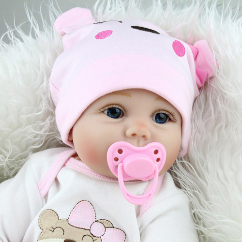 M2 Muñeca Recién Nacida Lifelike Reborn De 55 Cm For Niños