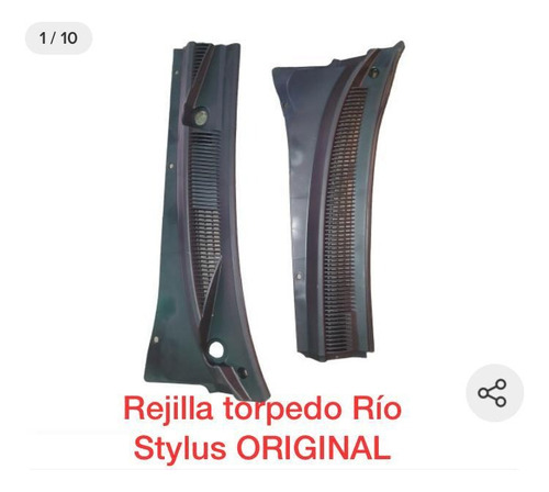 Rejillas Torpedo Derecha  E Izquierda Rio Stylus Original