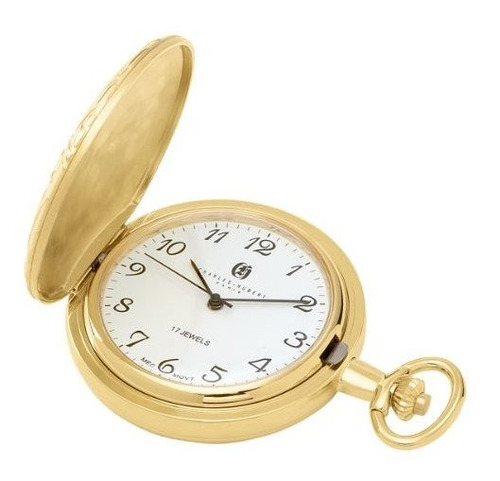 Charles Hubert 3842 gold-plated Mecánico Reloj De Bolsillo