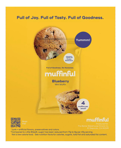 Muffinful Mini Muffins Pouches 20pzs