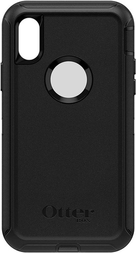 Funda Delgada Con Clip Para Cinturón De iPhone XS (negro)