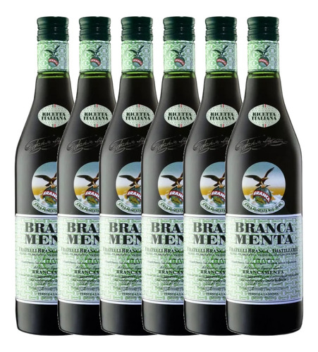 Fernet Brancamenta Ricetta Italiana 750cc X6 - Gobar®