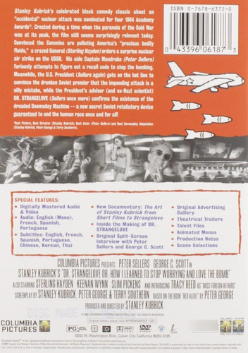 Dvd Dr Strangelove / Dr Insolito / De Stanley Kubrick