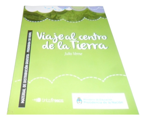 Libro Infantil Julio Verne- Viaje Al Centro De La Tierra