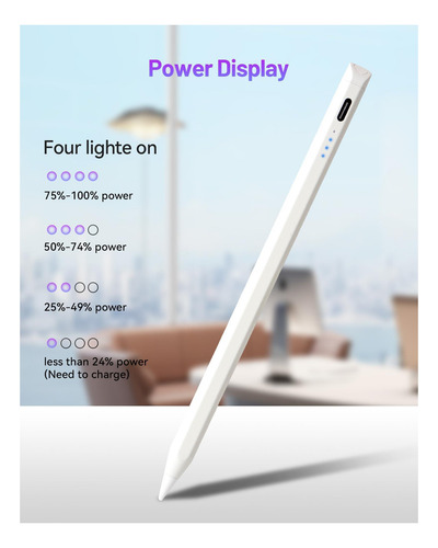 Lápiz De Lápiz PiPad, Lápiz De iPad De Carga Rápida Con De