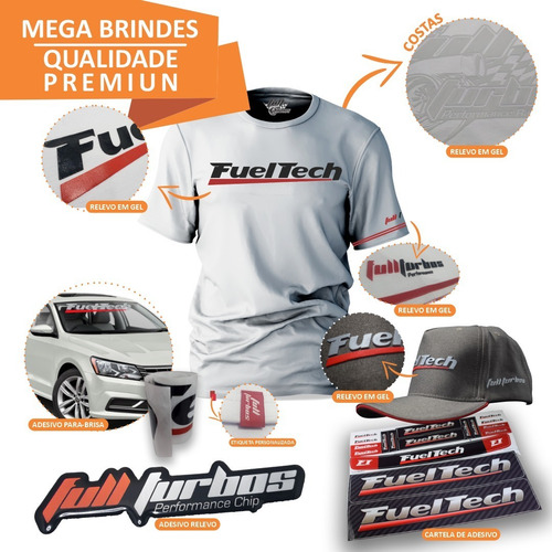 Fueltch Ft550 C/ Chicot+mega Brindes+camiseta Branca Gel+bc