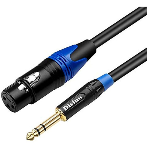 Disino Xlr Hembra A 1/4 De Pulgada 6,35 Mm Trs Cable Jack Es