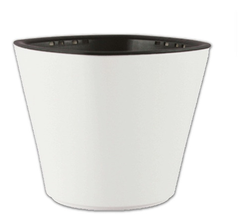 Maceta Autorregable Ovalada Mini Pequeña Oc1009 Smart Garden Color Blanco