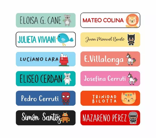 34 Etiquetas Para Ropa Personalizadas.se Aplican Con Plancha