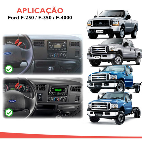 Imagem 8 de 9 de Moldura Painel 2 Din Multimidia Dvd Mp5 Ford Ka Ranger F250 Escort Focus Preto