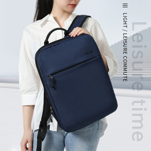 Mochila Tigernu Ejecutiva Para Notebook Azul Marino T-b9013