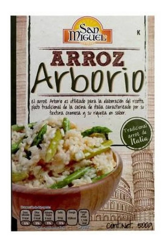 San Miguel · Arroz San Miguel Arborio 500 G