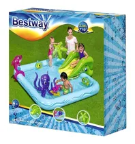 Comprar Pileta Inflable Con Tobogan Spray Pelotero Y Juegos Bestway