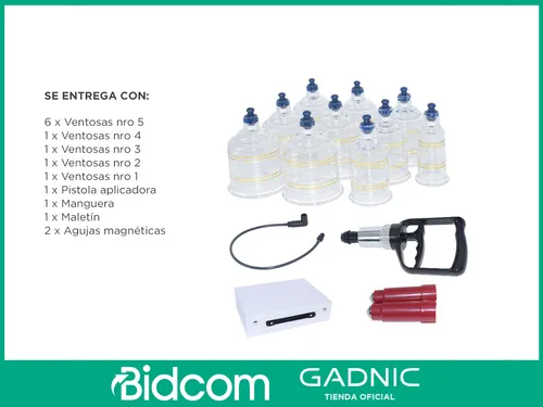 X10 Ventosas Copas De Vacío Gadnic Masajeador Magnetoterapia