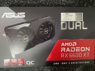 Tarjeta Gráfica Amd Asus Dual Rx 6600 Xt