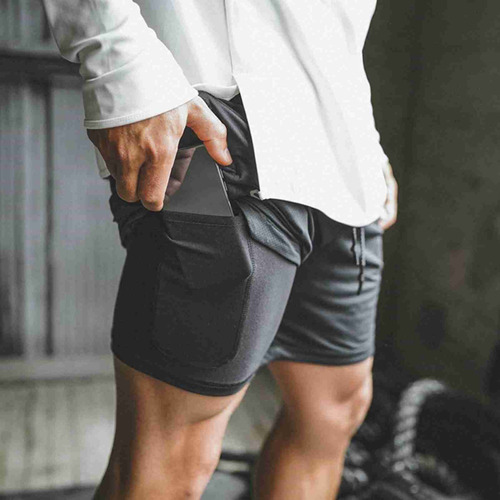 Pantalones Cortos Deportivos De Cadera Para Hombre Splice Co