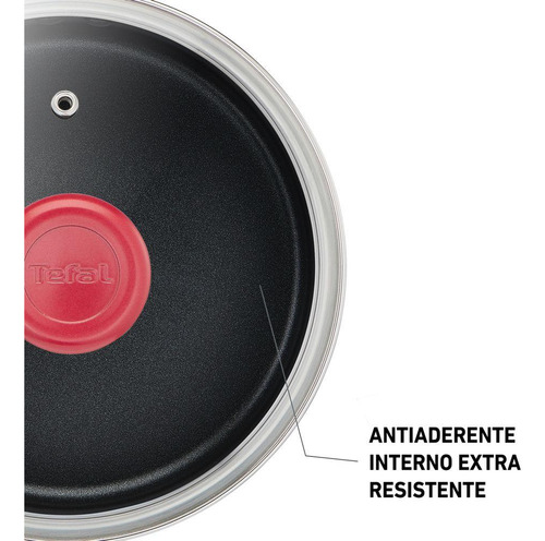Panela Com Indução Tefal So Chef 18cm Vermelha