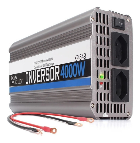 Inversor Tensão 4000w Watts 12v 110v Onda Senoidal Conversor