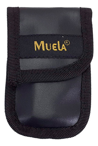 Cortapluma Muela Sw-8r Hoja 8cm Funda Cuero España Color Plateado