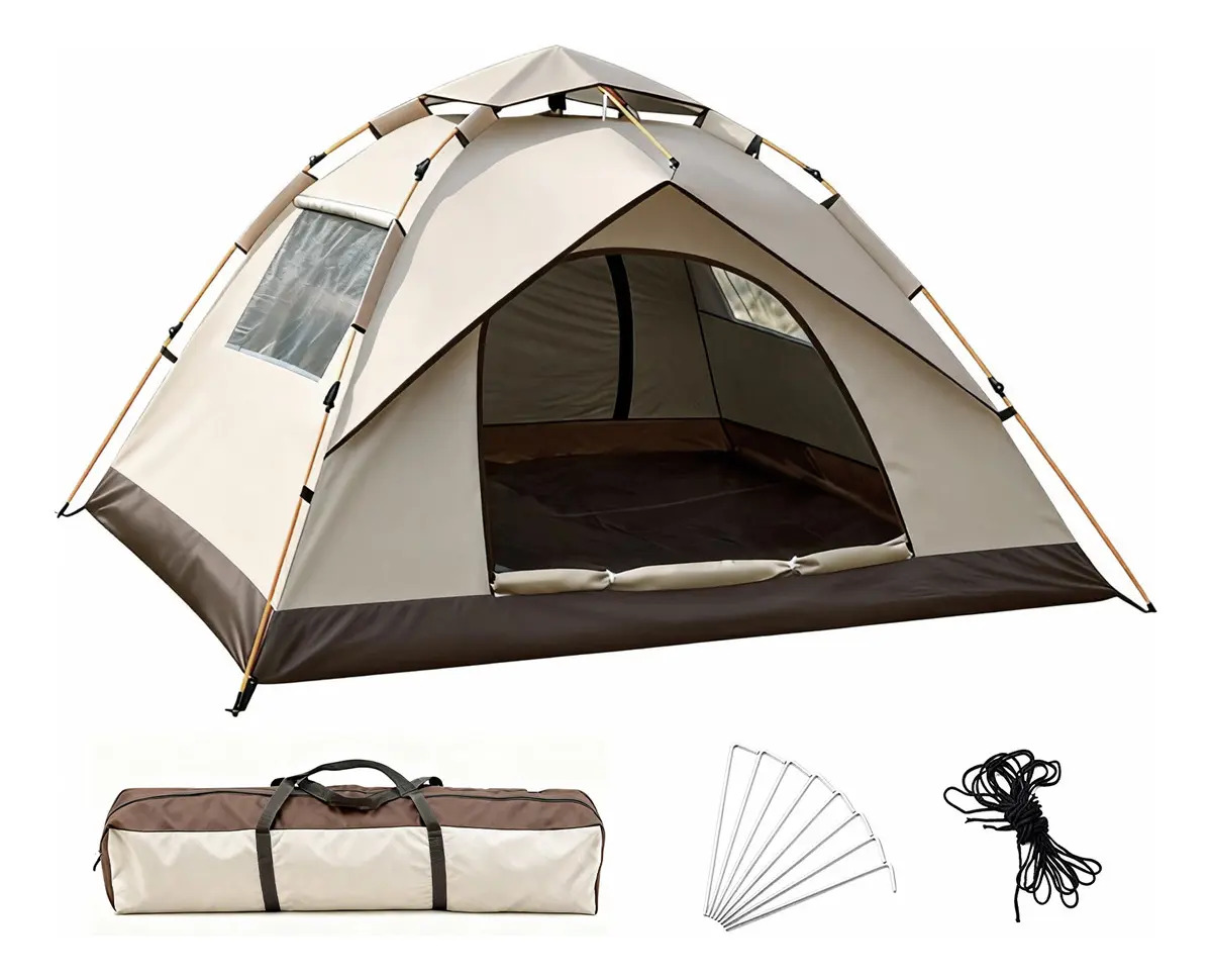 Carpa tienda Lumoku Automática Tienda Casa Campaña Grandes Para Acampar 4 Persona 210*215cm