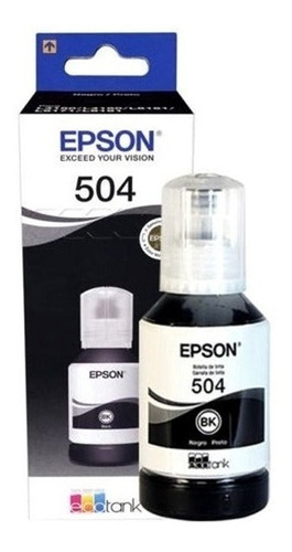 Tinta Epson 127ml T504 C13t03n12a Negro L4150/60/l6161/71/91