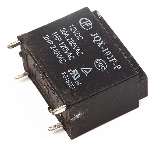 Jqx-102f-p Relé De 12 V Cc 20 A Dip4 Hf102f-p-12 V Cc