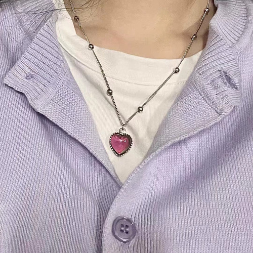 Collar Colgante Que Cambia De Color Con Sensor De Temperatur