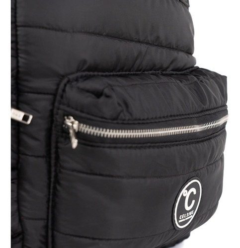 Mochila Urbana Termica Impermeable Celsius Dubai Maternal Color Negro Mate Diseño De La Tela Lisa