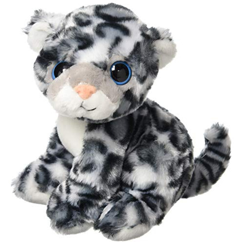 Fiesta Juguetes Big Eye Animal Plush - 9  Snow Leopard, Styx