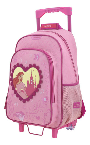 Mochila Grande Ruedas Chenson Princesas Ariel Bff