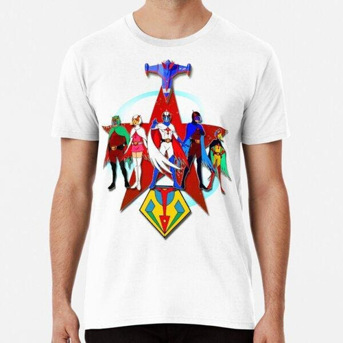 Remera Gatchaman Battle Of The Planets Tripulación Algodon P