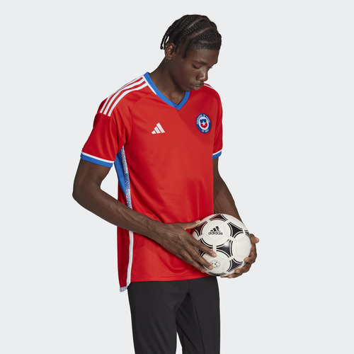 Imagen 6 de 9 de Camiseta Local Selección Chilena 22/23 Ic5176 adidas