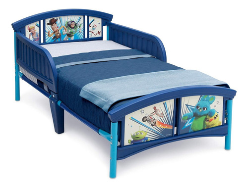 Delta Children Cama Infantil Toddler Toy Story 4 Individual Color Azul